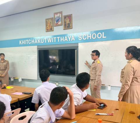 ตรวจเยี่ยมห้องเรียนและห้องปฏิบัติการ ประจำภาคเรียนที่ 1 ปีการศึกษา 2569